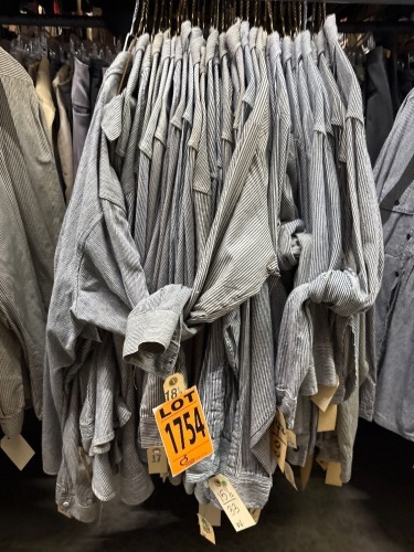 Collection of approx (40) shirt jackets, logger shirts