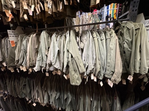 Collection of US Army Field Jackets, OG 107 1950s 1960s