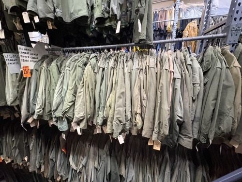 Collection of US Army Combat Jackets, Zipper Collar