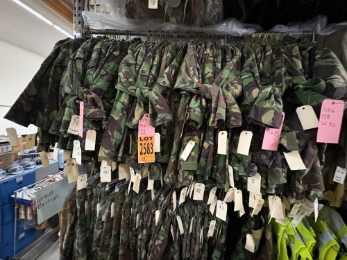 Collection of British Military Uniforms, camouflage