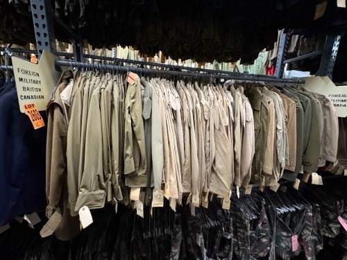 Collection of Military Clothing