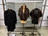 Lot of (3) fur coats