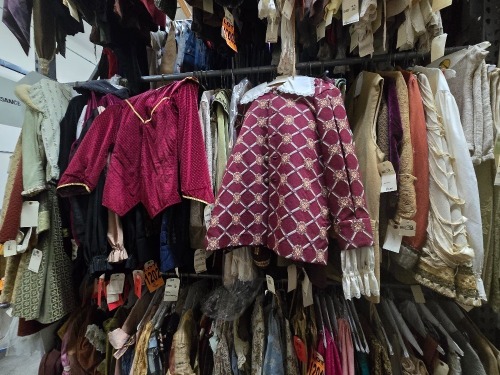 Collection of Rennaissance era costume apparel