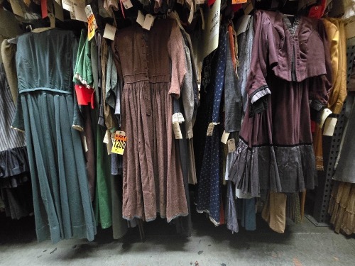 Collection of 1800-1830's era dresses