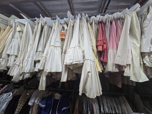 Collection of assorted Victorian petticoats, clothes