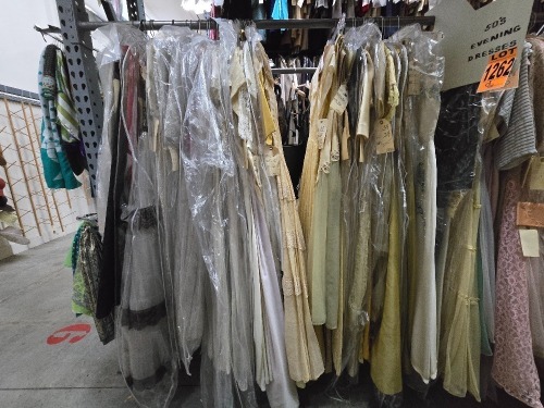 Collection of assorted 1950s era evening dresses
