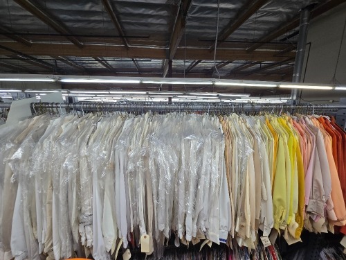 Collection of 1970s shirts and Velour shirts