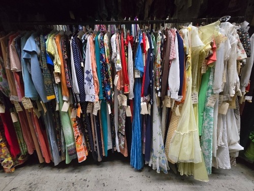 Collection of 1970s dresses