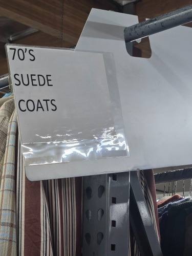 Collection of 1970s suede coats