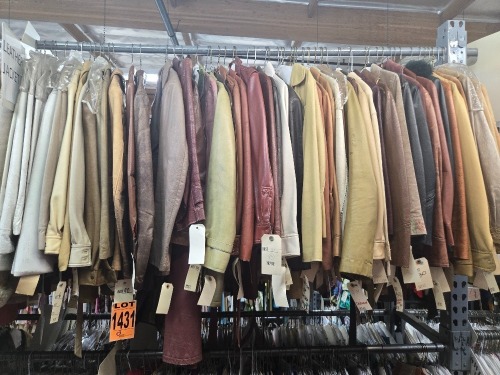 Collection of leather 1970s leather jackets