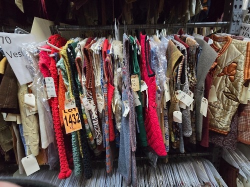 Collection of 1970s era vests