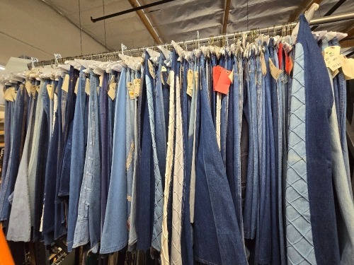 Collection of 1970s eras jeans