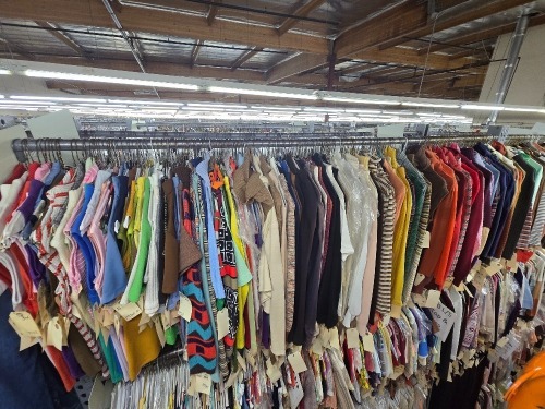 Collection of 1970s era turtlenecks, approx 100pcs