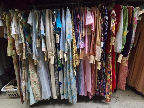 Collection of 1970s era dresses