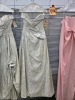 Collection of (4) 1980's era bridesmaids dresses - 10