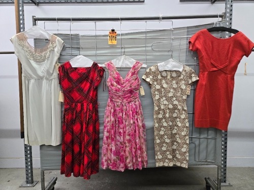 Collection of (5) 1950's era dresses