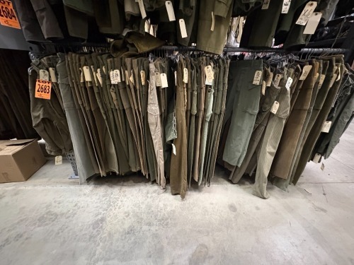 Collection of Military Cargo Pants, approx 50+ pcs