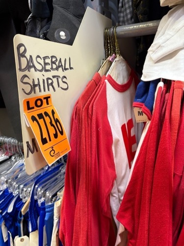 Collection of baseball shirts, modern