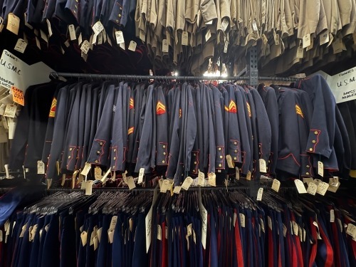 Collection of USMC Modern Blue & USMS Modern Dress Tunics