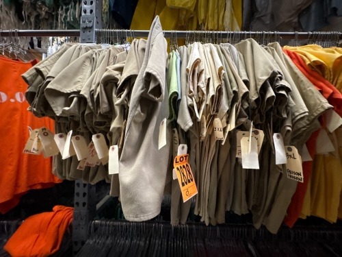 Collection of Prison tops, pants