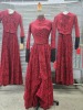 Collection of (3) 1850's period dressing gowns - 4
