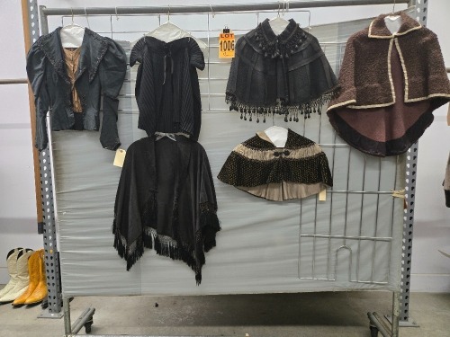 Collection of (6) 1850's period capes / shawls