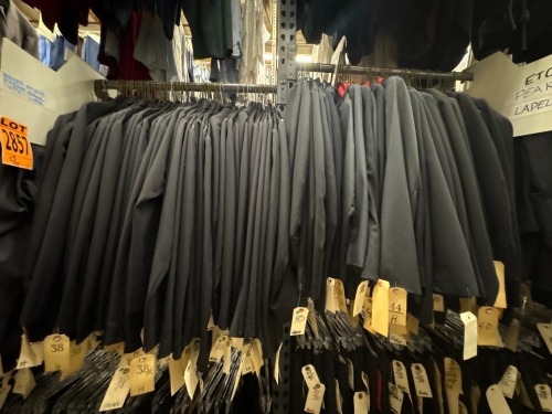 Collection of Waiter Etons, poly / wool shawl, "Uty" lapel