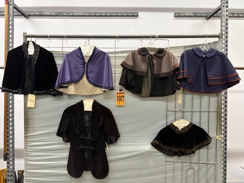 Collection of (6) 1700's period capes / shawls