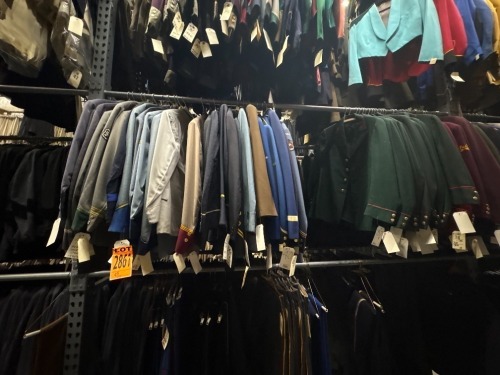 Collection of hotel servers, doorman clothing