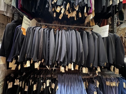 Collection of Clerical Blazers, Pants and 2pc Clerical Suits
