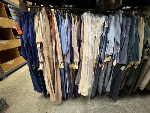 Collection of work coveralls, good condition, period, herringbone