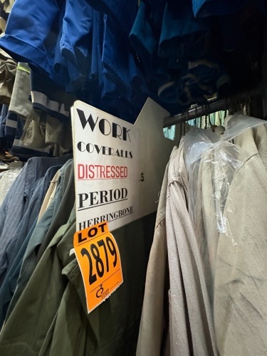 Collection of Work Coveralls, Modern Coveralls, Distressed, Period, Herringbone