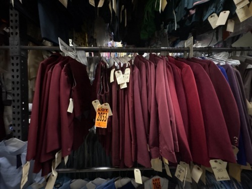 Collection of airline uniforms