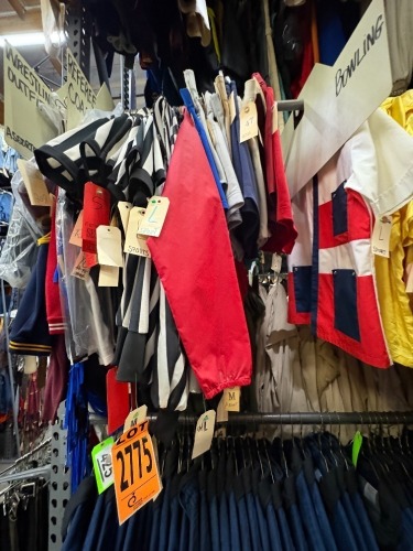 Collection of bowling clothing