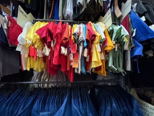 Collection of bowling clothing, ladies bowling blouses