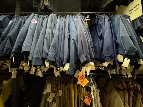 Collection of firemen shirts