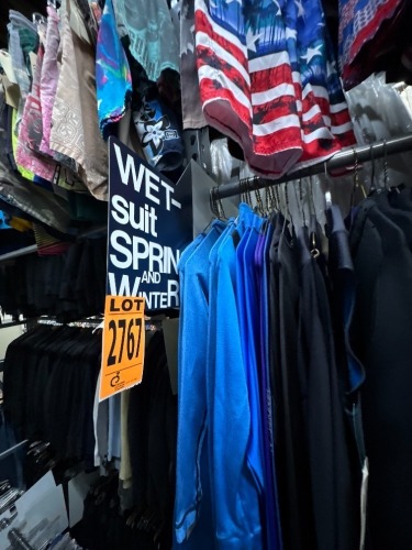 Collection of wetsuits, spring and winter
