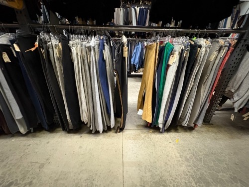 Collection of sweatpants and sweatshirts