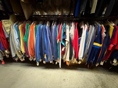 Collection of sweatshirts, crew necks
