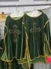 Collection of (9) green liturgical vestments - 2