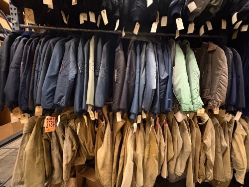 Collection of approx (30) Bomber Jackets (center row)