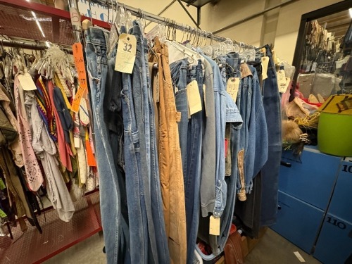 Lot of assorted denims