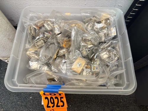 Collection of accessories, buckles