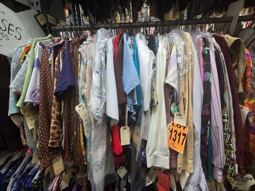 Collection of large blouses, sleeveless, short, long