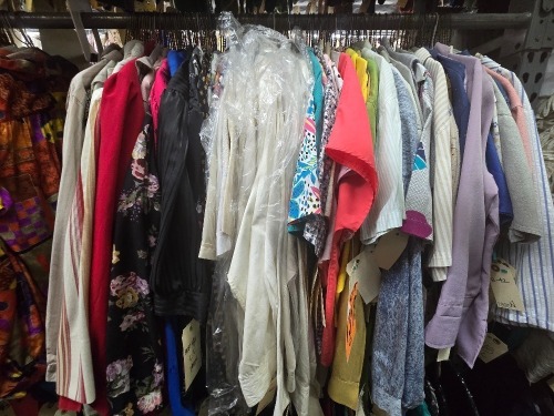 Collection of 1970s era blouses, assorted