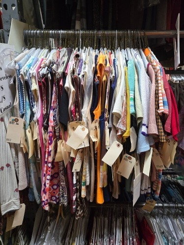 Collection of 1960s tops, assorted sleeve styles