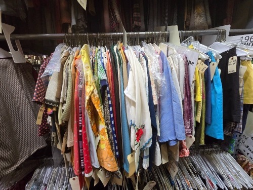 Collection of 1960s tops, short sets, assorted styles