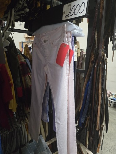 Collection of girls colored jeans