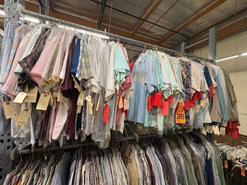 Collection of 1980's casual short sleeve shirts. Assorted sizes