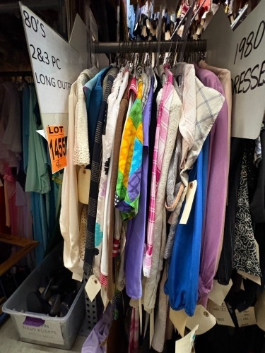 Collection of 1980s era 2 & 3pc long outfits